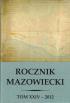 Rocznik Mazowiecki, t. XXIV (2012)