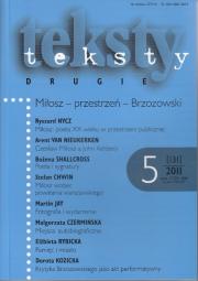 Teksty Drugie 5/2011