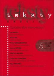 Teksty Drugie 1/2 2012