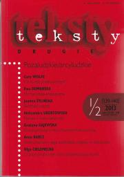 Teksty Drugie 1-2/2013