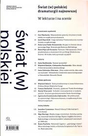 Świat (w) polskiej dramaturgii najnowszej
