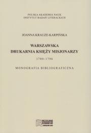 WARSZAWSKA DRUKARNIA KSIĘŻY MISJONARZY