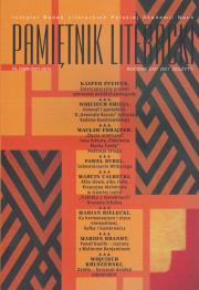 Pamiętnik Literacki 1/2021
