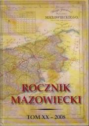 ROCZNIK MAZOWIECKI, t. XX - 2008